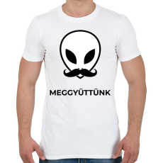 PRINTFASHION MEGGYÜTTÜNK 2 - Férfi póló - Fehér