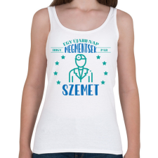 PRINTFASHION Megmentek pár szemet - Női atléta - Fehér női trikó