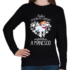 PRINTFASHION Megtaláltam a mancsod - Jack Russel Terrier - Női pulóver - Fekete női pulóver, kardigán