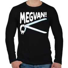 PRINTFASHION Megvan! - Férfi hosszú ujjú póló - Fekete férfi póló