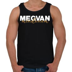 PRINTFASHION Megvan mindenem - páros minta - Férfi atléta - Fekete