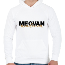 PRINTFASHION Megvan mindenem - páros minta - Férfi kapucnis pulóver - Fehér férfi pulóver, kardigán