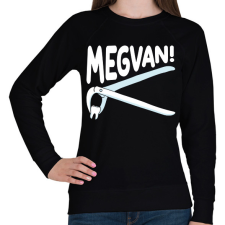 PRINTFASHION Megvan! - Női pulóver - Fekete női pulóver, kardigán