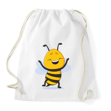 PRINTFASHION Méhecske 1 - Sportzsák, Tornazsák - Fehér tornazsák