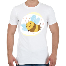 PRINTFASHION Méhecske 4 - Férfi póló - Fehér