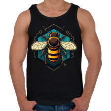 PRINTFASHION Méhecske  - Férfi atléta - Fekete atléta, trikó