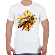PRINTFASHION Méhecske - Férfi póló - Fehér férfi póló