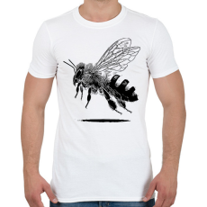 PRINTFASHION Méhecske / Méh rajz - Férfi póló - Fehér