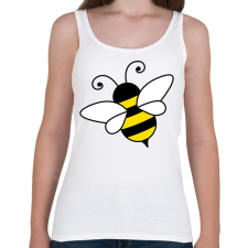 PRINTFASHION Méhecske - Női atléta - Fehér női trikó