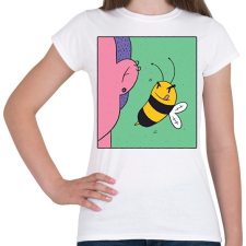 PRINTFASHION Méhecske - Női póló - Fehér női póló