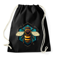 PRINTFASHION Méhecske  - Sportzsák, Tornazsák - Fekete tornazsák