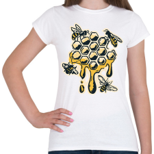 PRINTFASHION Méhek - Női póló - Fehér női póló