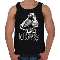 PRINTFASHION méhész - Férfi atléta - Fekete