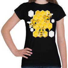 PRINTFASHION méhész - Női póló - Fekete női póló