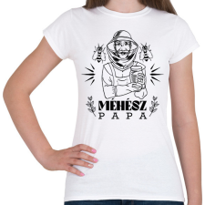 PRINTFASHION Méhész papa - Női póló - Fehér női póló