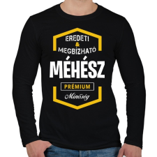 PRINTFASHION Méhész prémium minőség - Férfi hosszú ujjú póló - Fekete férfi póló