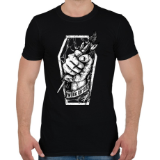 PRINTFASHION Meló halálig - Férfi póló - Fekete