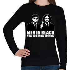 PRINTFASHION Men in Black - Trónok harca black - Női pulóver - Fekete női pulóver, kardigán