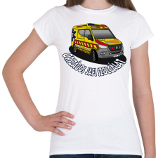 PRINTFASHION mentőautó 1 - Női póló - Fehér női póló