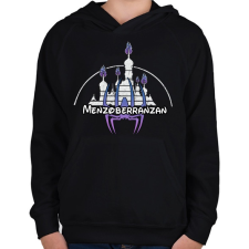 PRINTFASHION Menzoberranzan - Gyerek kapucnis pulóver - Fekete gyerek pulóver, kardigán