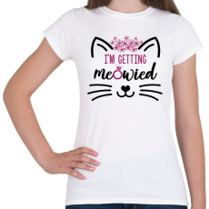 PRINTFASHION Meowied - Női póló - Fehér