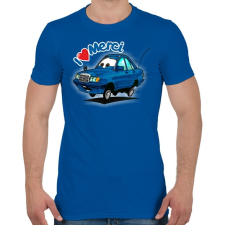 PRINTFASHION merci - Férfi póló - Királykék férfi póló