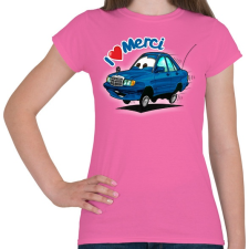 PRINTFASHION merci - Női póló - Rózsaszín női póló