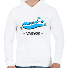 PRINTFASHION Merci-s vagyok autós póló - Férfi kapucnis pulóver - Fehér férfi pulóver, kardigán