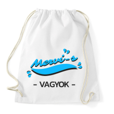 PRINTFASHION Merci-s vagyok autós póló - Sportzsák, Tornazsák - Fehér tornazsák