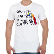 PRINTFASHION Mérges egyszarvú - Férfi póló - Fehér férfi póló