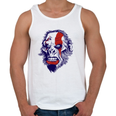 PRINTFASHION Mérges gorilla - Férfi atléta - Fehér