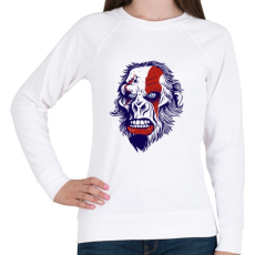 PRINTFASHION Mérges gorilla - Női pulóver - Fehér