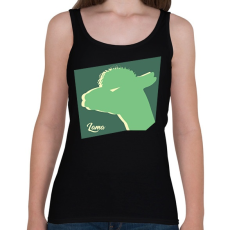 PRINTFASHION Mérges láma - Női atléta - Fekete