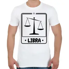 PRINTFASHION mérleg - Férfi póló - Fehér férfi póló