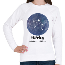 PRINTFASHION Mérleg - Női pulóver - Fehér női pulóver, kardigán