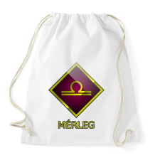 PRINTFASHION Mérleg - Sportzsák, Tornazsák - Fehér tornazsák