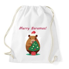 PRINTFASHION Merry Baramas - Sportzsák, Tornazsák - Fehér tornazsák