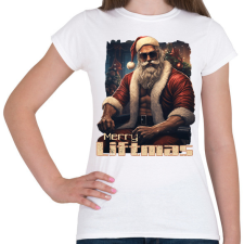 PRINTFASHION Merry Liftmas - Női póló - Fehér női póló