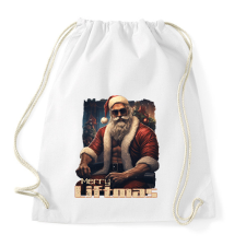 PRINTFASHION Merry Liftmas - Sportzsák, Tornazsák - Fehér tornazsák