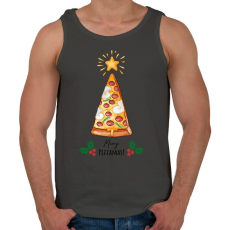 PRINTFASHION Merry Pizzamas - Férfi atléta - Sötétszürke
