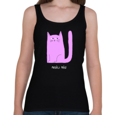 PRINTFASHION MESELJ MEG - Női atléta - Fekete