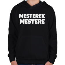 PRINTFASHION MESTEREK MESTERE 2 - Gyerek kapucnis pulóver - Fekete gyerek pulóver, kardigán
