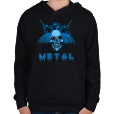 PRINTFASHION METAL KOPONYA - Gyerek kapucnis pulóver - Fekete