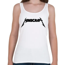 PRINTFASHION METÁL minecraft - Női atléta - Fehér