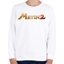 PRINTFASHION Metin2 logo - Gyerek pulóver - Fehér gyerek póló