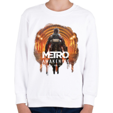 PRINTFASHION Metro Awakening - Gyerek pulóver - Fehér