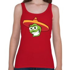PRINTFASHION Mexico - Női atléta - Cseresznyepiros