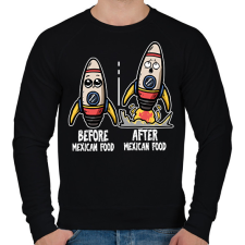 PRINTFASHION Mexikói kaja - Férfi pulóver - Fekete férfi pulóver, kardigán