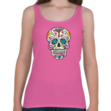PRINTFASHION mexikói Koponya, - Női atléta - Rózsaszín