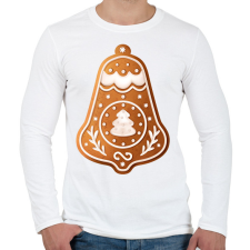 PRINTFASHION Mézeskalács csengő - Férfi hosszú ujjú póló - Fehér férfi póló